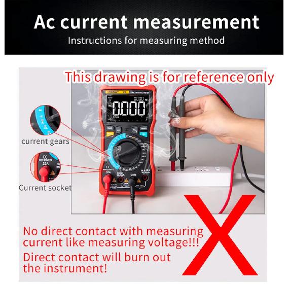 ANENG DM850 Automatic Digital Multimeter Professional Multimetro AC/DC Votage Tester 1999 Counts Ohm Ammeter Electric Tools