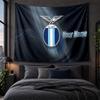 Individualizuotas gobelenas sienai Lazio FC rašto meno fono audinys