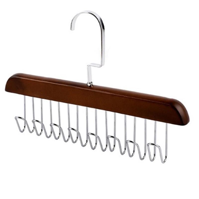 

Деревянная вешалка для одежды с 8 крючками. Вешалки для экономии места. Прочная деревянная вешалка с вращающимися на 360 ° крючками. Шкаф-гардероб.