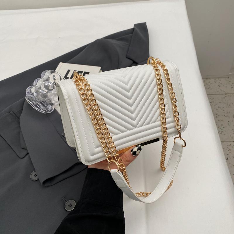 

Повседневная модная маленькая квадратная сумка женская 2024 зима новый тренд иностранный стиль цепочка сумка через плечо простая сумка-мессенджер женская