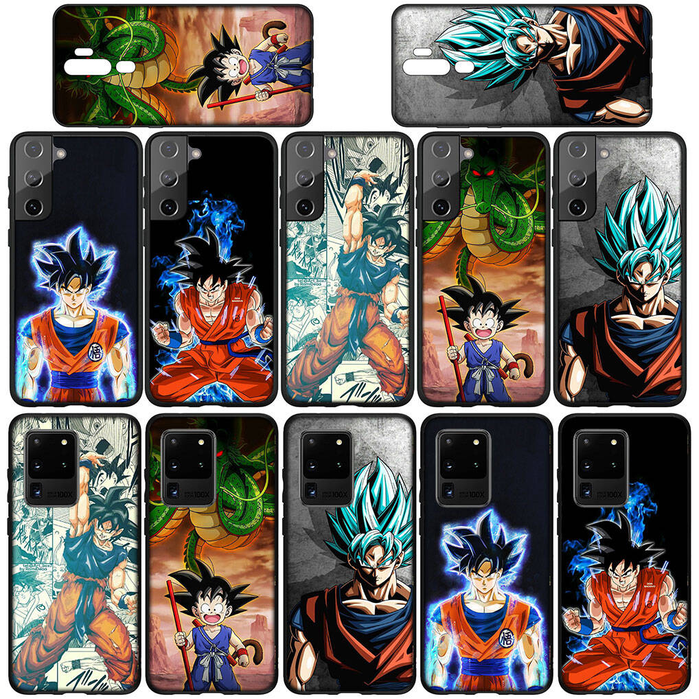 for Samsung Galaxy S25 S24 S23 S22 Ultra FE Plus A17 A37 A57 A56 A55 A06 A16 A15 A36 A26 A35 A05 A25 A54 A34 Phone Case Anime Dragon Ball Goku Cover