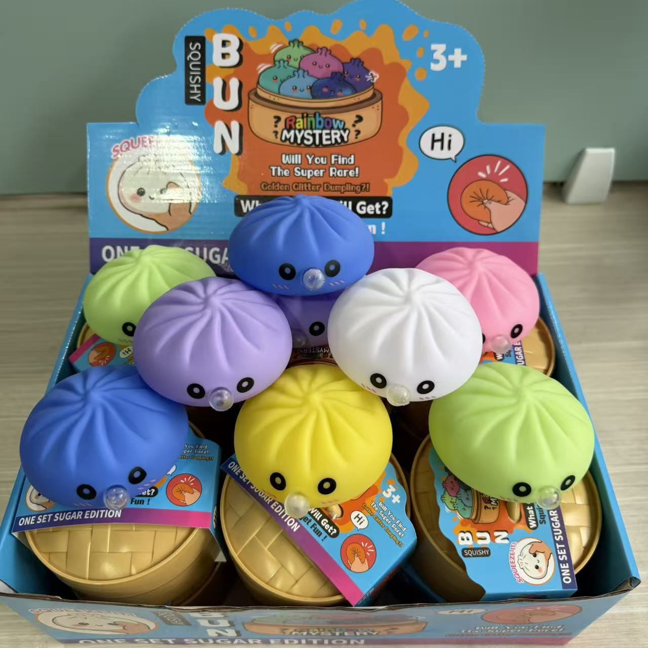 Activating Toys Bubble Spitting Steamed Bun: Creative Puking Bubble Squishy, Realistic Food Stress Ball, Aesthetic Office Decompression Toy
