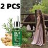 2PCS - 30ml Moisturizing Hair Oil, Nourishes and Softens Hair, Lightweight and Smooth, Refreshing and Non-greasy.