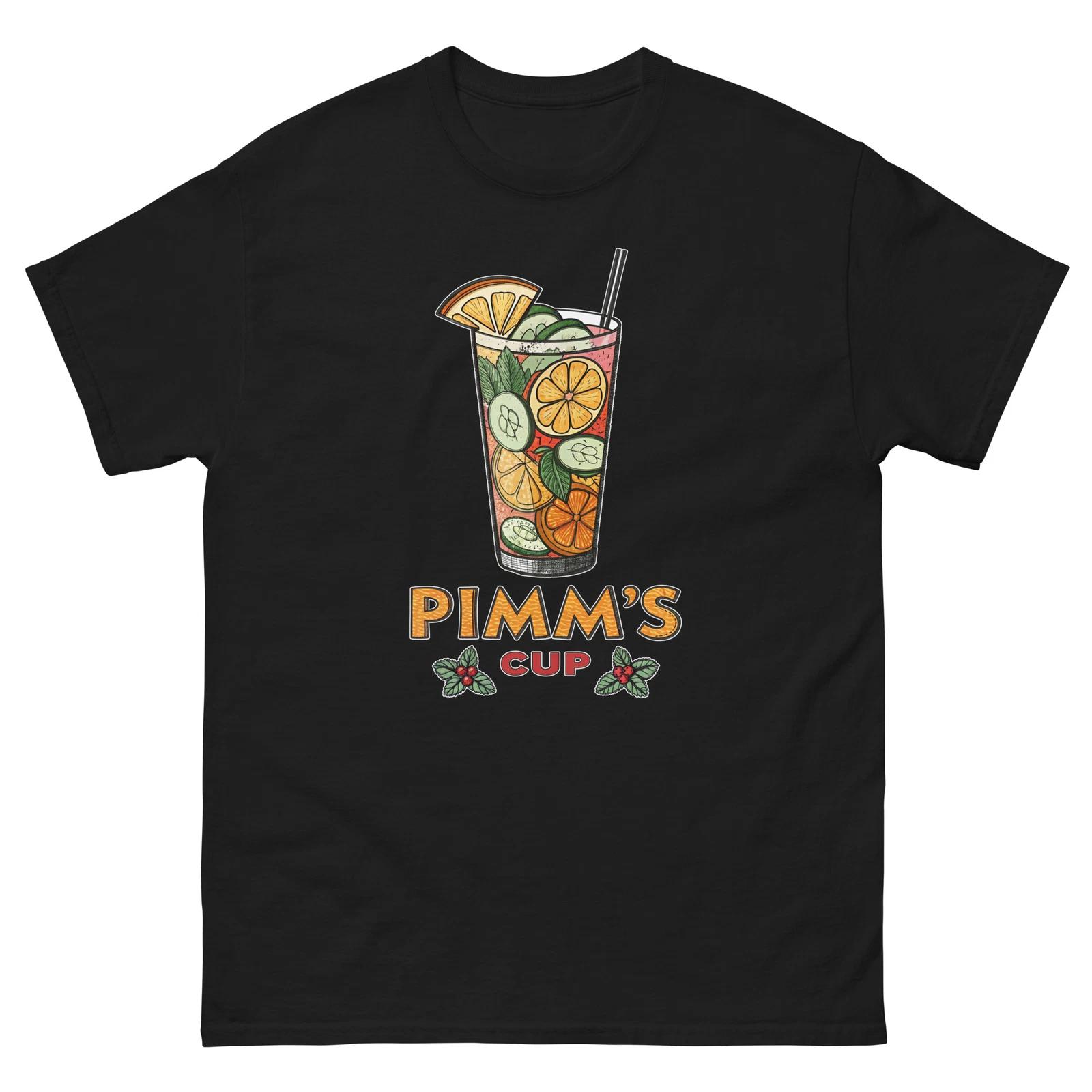 

Pimm s Cup Drink Delicious Popular Beverage T-Shirt 4XL