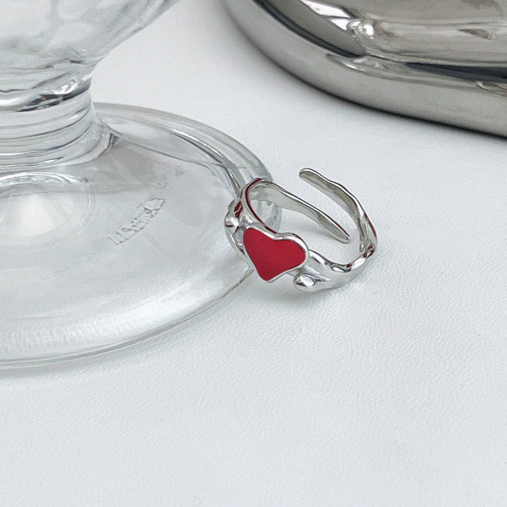 

Кольцо из стерлингового серебра 925 пробы с открытой нишей Love Lava, светлое, роскошное, женское, с необычной нишей