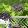 Artificial Hanging Flowers In Basket Silk Daisy Fake Flowers Chain Hanging Basket Flowerpot Wedding Home Party DIY Decoration