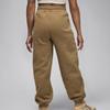 Jordan Flight Elastic Cuffs Casual Fleece-Lined Warm Knit Sport Pants Women Bottoms Seaweed-Brown FB5114-395