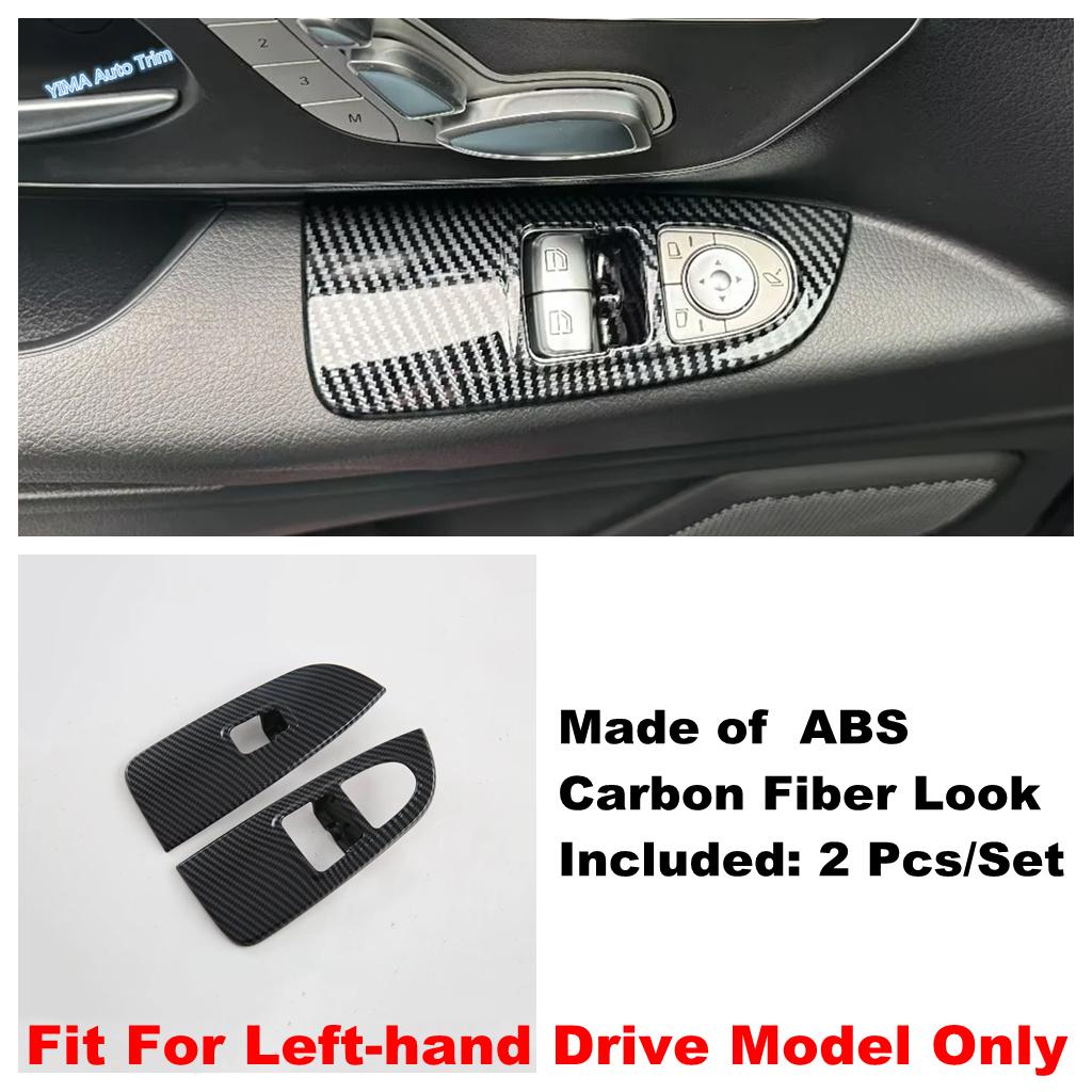Auto Innen Tür Armlehne Fensterheber Knopf Panel Abdeckung Zierleiste Zubehör für Mercedes-Benz Vito W447 / V-Klasse V260 2014 -