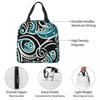 Kowhaiwhai Maori Pattern Insulated Lunch Bag for Women Office Cooler Thermal Food Box Tote Portable Lunch Boxes Container