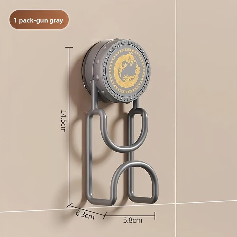Plastic Suction Cup Bathroom Sink Storage Rack With Hook Wall Mount For Wet Room Use