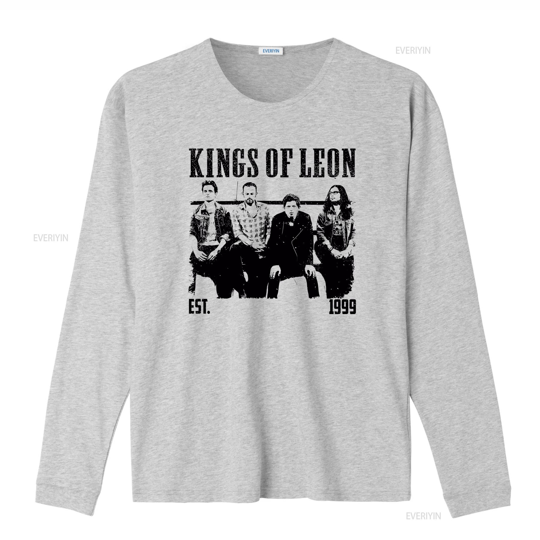 

Kings Of Leon 1999 T Shirt KJ22467 vintage Washed Versatile Casual Breathable homme Unisex Slightly designer clothes Stylish 4XL