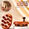 1pc Wood Handheld Massage Brush Wood Meridian Gua Sha Slimming Brush Massager Abdome Full Body Massage Comb Acupressure Brush