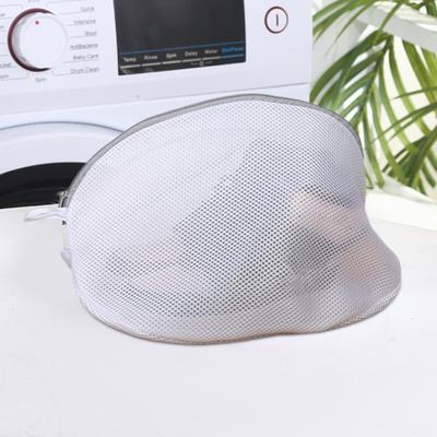 Mesh Laundry Bag with Zipper Ventilated Large Capacity Thickened Shoes Wash Bag Anti-winding Coat Socks Bras Washing Bag Washing Machine Laundry Pouch