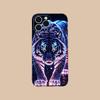 Tiger Neon Mobile Cell Phone Case for iPhone 17 16 15 14 13 12 11 X XR XS Air Pro Max Plus Mini Clear Colorful Cover Cover