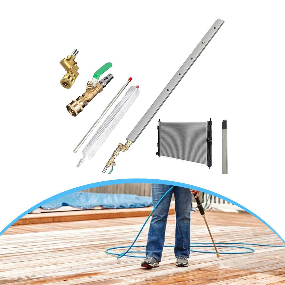 24" Hochdruck-Kühlkörperreinigungsstabwerkzeug - 4500 PSI für schwer zugängliche Stellen Gartenwerkzeugzubehör Haushaltswaren