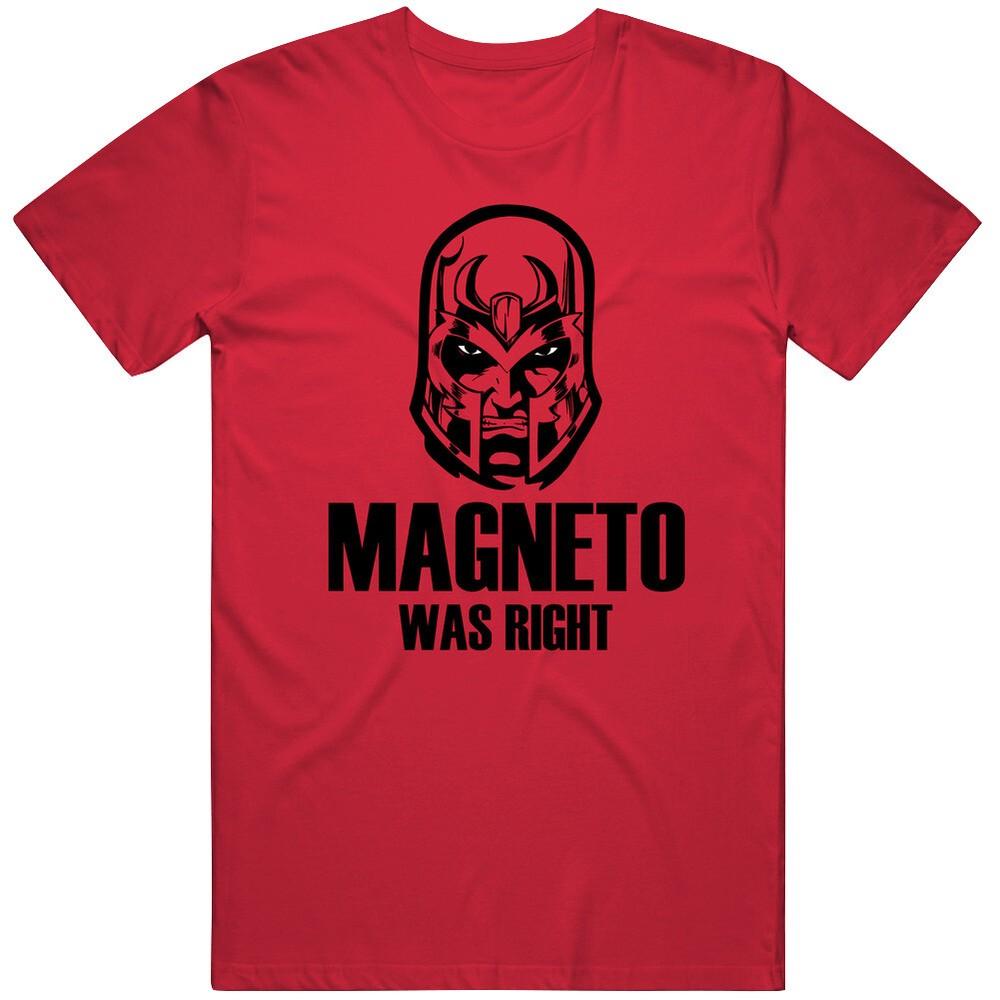 

Magneto Was Right 97 Comic Fan v4 T Shirt M