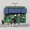 Controle Remoto RF Sem Fio Universal para Porta de Garagem 315/433MHZ para Porta de Enrolar Barreira Transmissor Telescópico de 4 Botões