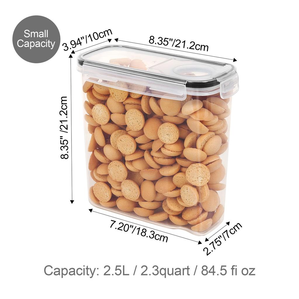 Cross-Border Transparent PP Plastic Storage Jar for Grains and Cereals - Sealed Kitchen Container