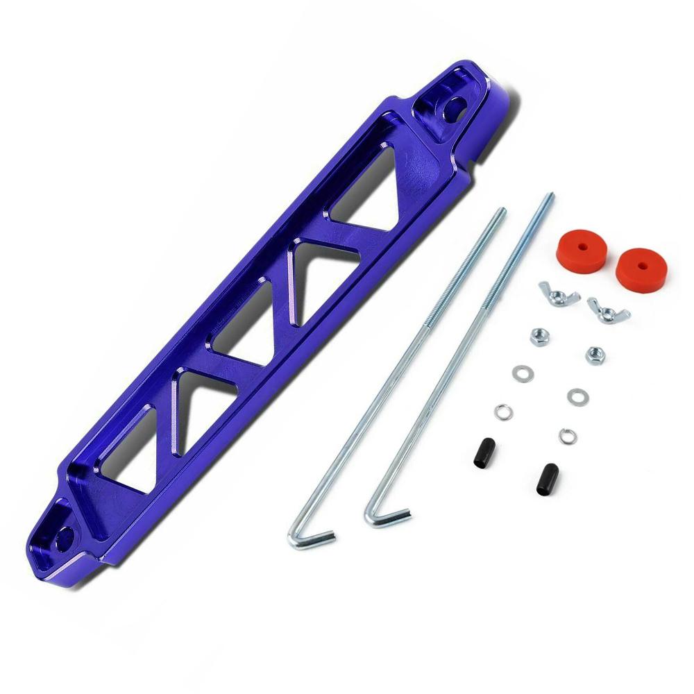 

218 мм/190 мм алюминиевый универсальный аккумулятор, автоматический аккумулятор, держатель, кронштейн, распорка для Honda Civic EK синий