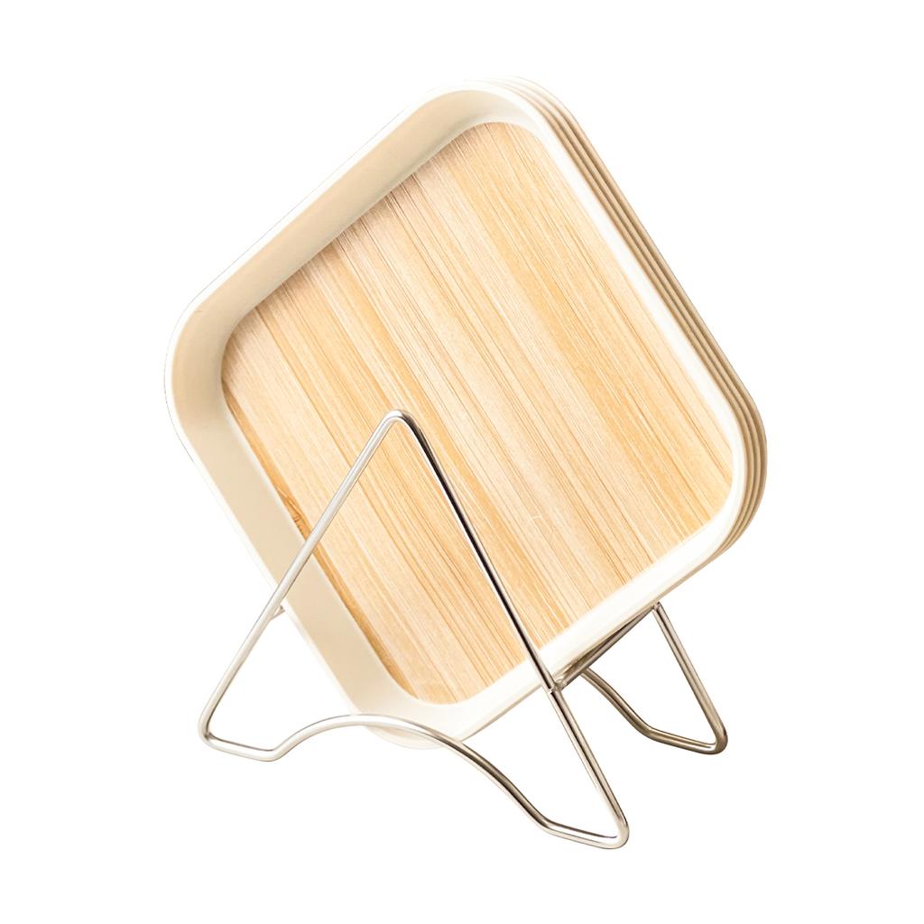 New 4/8Pcs Square Plastic Bone Spitting Dish Stackable Dinner Plate Cake Dessert Snack Plate Dish For Kitchen Tableware