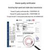 SAMZHE LC-LC OM4 Multimode Duplex Fiber Optic Patch Cable