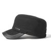 Autumn Winter Hat Men's Velvet Thick Military Caps Wool Dad Hat Middle-Aged and Elderly Outdoor Windproof Ear Protection Warm Flat Top Hat