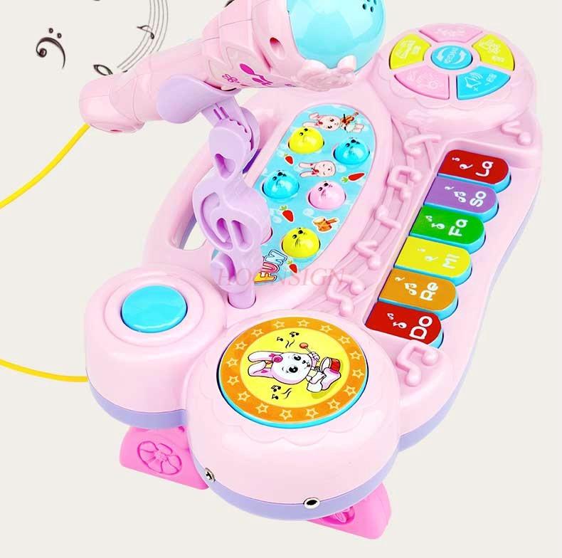 Children'S Electronic Piano Baby'S Early Education Music Multi-Function Piano Toys 12 Intellectual Little Girls Beginners