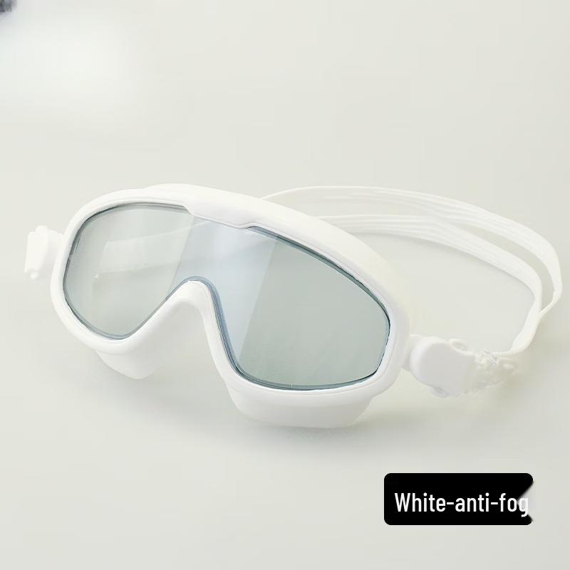 Integrated Silicone Anti-Fog Swim Goggles
