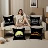 Fashion Cool S-Snow P-Peak Logo Pillowcase Toon Gift Cushion Cover Bedroom Home Sofa Chair Seat Decor Pillow Case