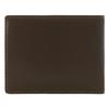 Helena Calm 6483 Bifold Genuine Sheepskin Women's Wallet, Leather, Leather, [01] Black/Khaki