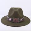 Popular European and American Classic Simple Flat-brimmed Top Hat Men's and Women's Fashionable and Elegant Versatile Jazz Hat Top Hat
