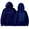 TRUST IN THE LORD Women Plus Size Casual Hooded Sweatshirt Solid Color Letter Printed Long Sleeve Plush Sweatshirt