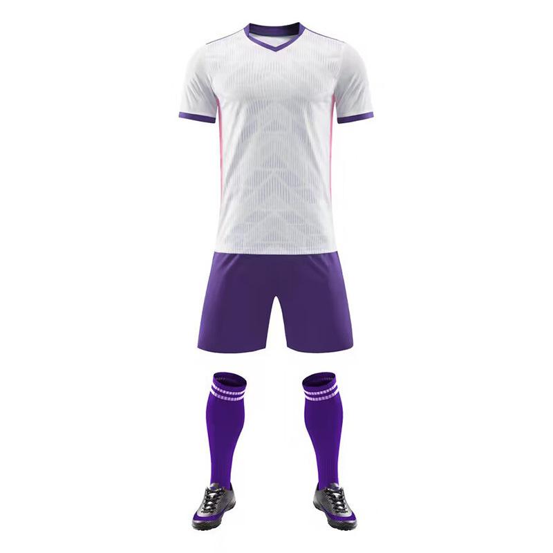 A cross-border competition uniform for students, adults, children s football jersey DIY number, football jersey set for men and women, quick drying. S