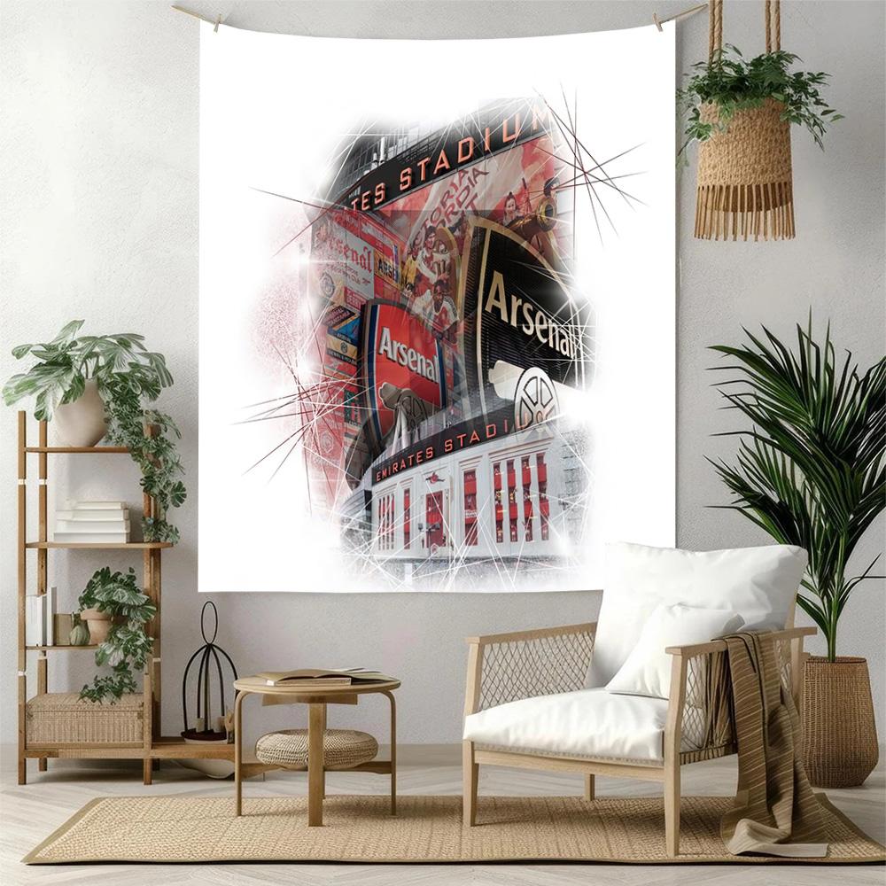 Arsenal Wall Decor Tapestry Art For Pet Memorial Birthdaywedding Party Backdrop Family Gift