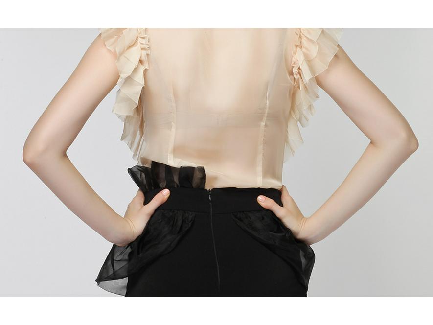 Women's Summer Sexy Sleeveless Chiffon Top