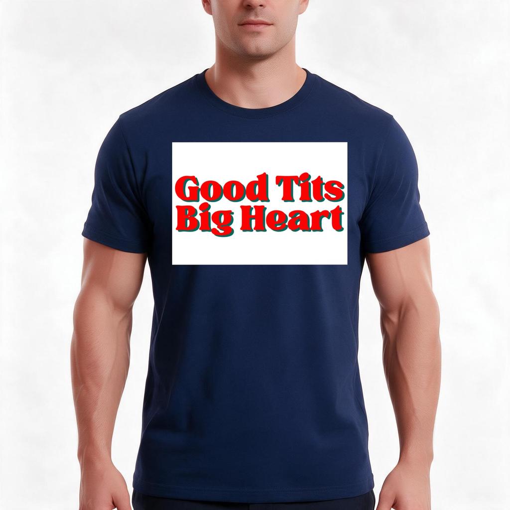 Good Tits A Big Heart Renee Rapp Tshirt Summer Casual Cotton Tee Oversized Streetwear Tops Vintage Graphic Print
