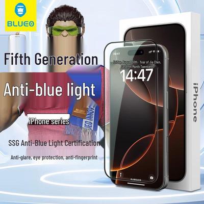 BLUEO Τζαμάκι Οθόνης iPhone Αντι-Μπλε Φως από Σκληρυμένο Γυαλί