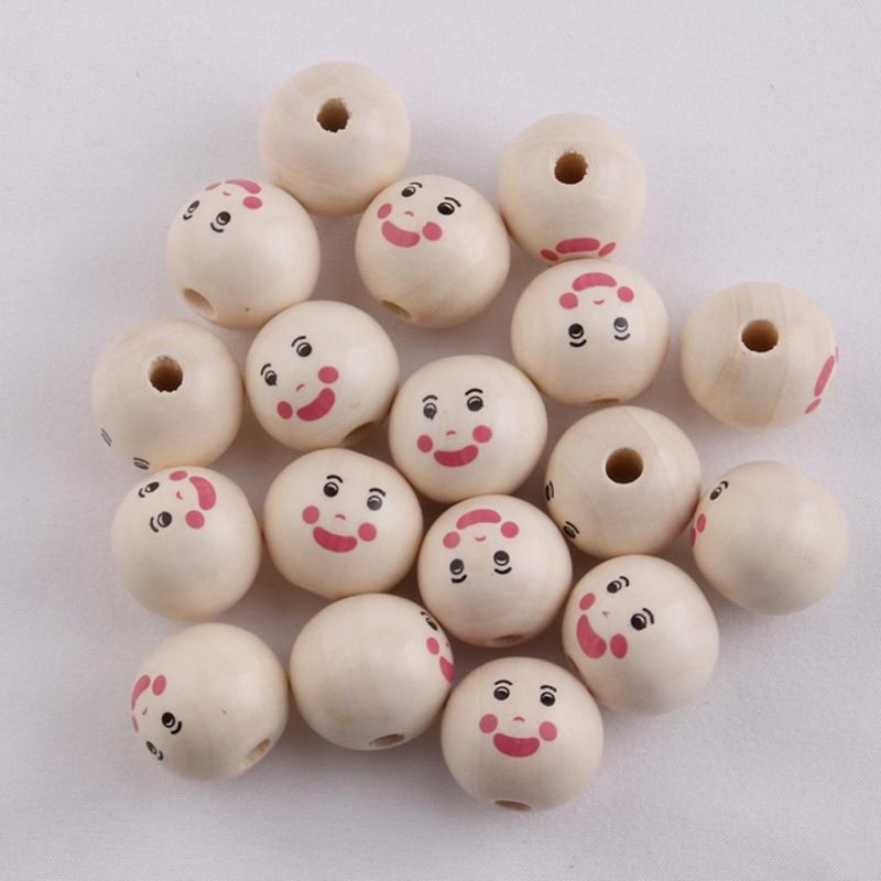 10 Pack Handcrafted Beads Wood Loose Beads Natural Wood Beads Wood Material Beading Supply Perfect for DIY Crafts Gifts