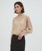 LAMEREI Tie See-Through Blouse[Lmbfco25Sh314]-Light Beige