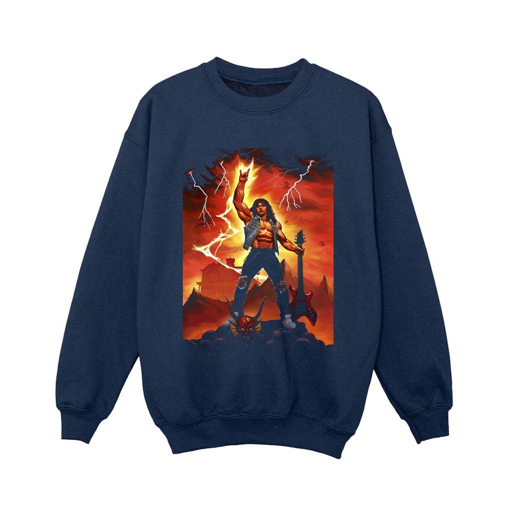Netflix Boys Stranger Things Hell Gitarren-Sweatshirt