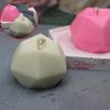 Nützliche Kerzenglas Silikonform mit Deckel Runde Aufbewahrungsbox Sukkulenten Blumentopf Gips Epoxidharz Flasche Handwerk Heimdekoration
