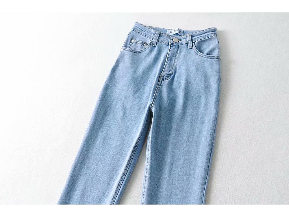 YPFF High Waist Slimming Flare Jeans – Women's Floor-Length Elastic Wide Leg Pants