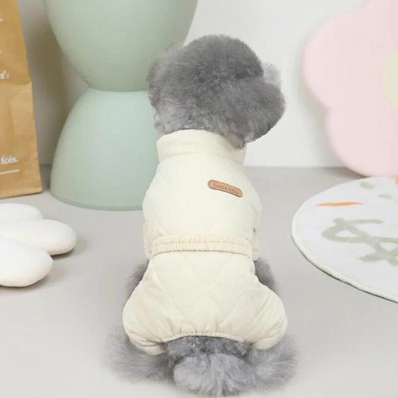 Dog Clothes for Small Medium Dogs Jumpsuit Winter Warm Puppy Costumes French Bulldog Chihuahua Yorkie Coat Outfit Pets Apparels