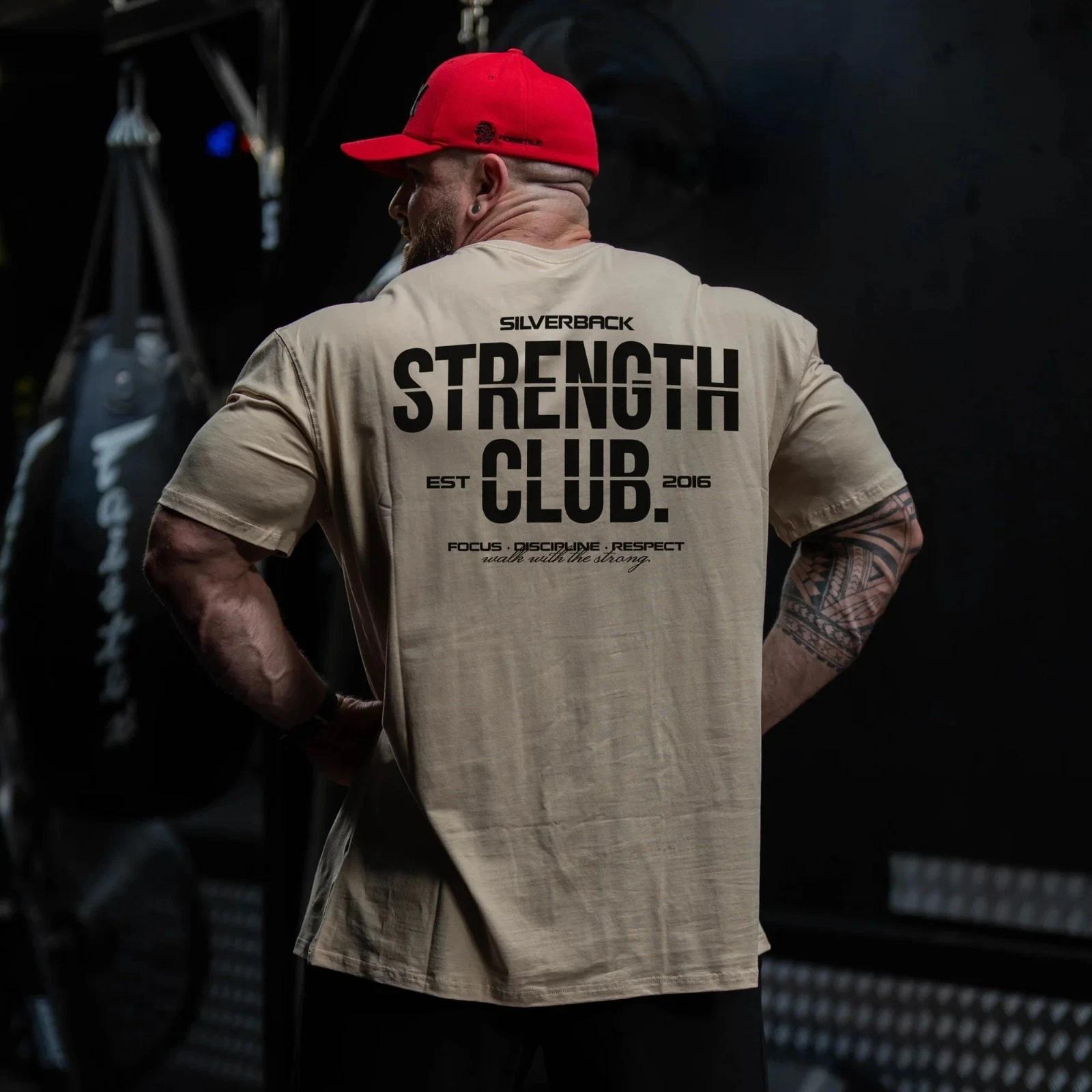 Men s Sport Gym Fitness Training Oversized 100% Cotton Graphic Printed Tshirt S