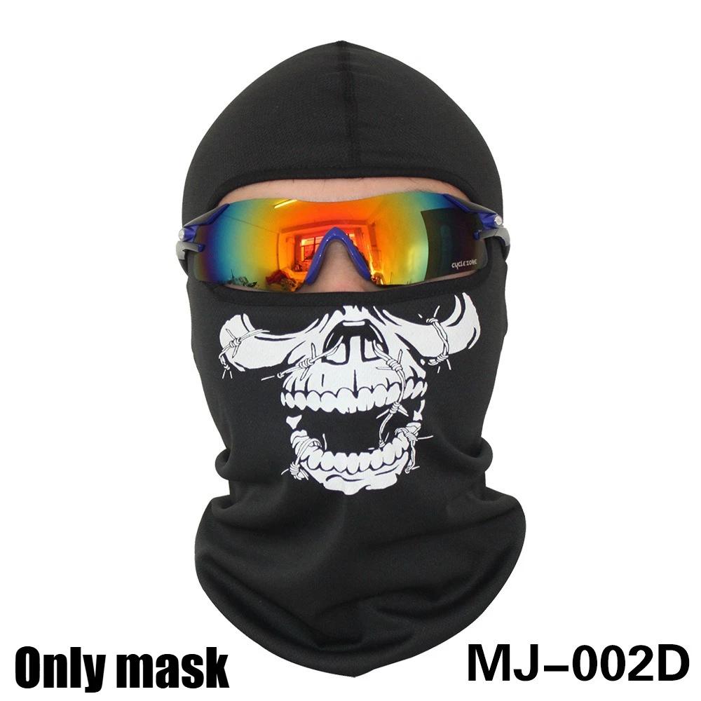 Skull Balaclava Ghost Windproof Motorcycle Full Face Bandana Halloween Tactical Balaclava Hood Skull Balaclava