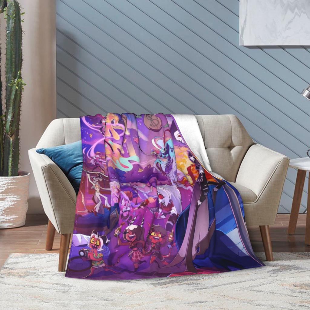 H-Hazbins H-Hotels vox 2 Gift Blanket For Men Women Cozy Soft Throw Blankets for Living Room 50x60 Inches Multi-size