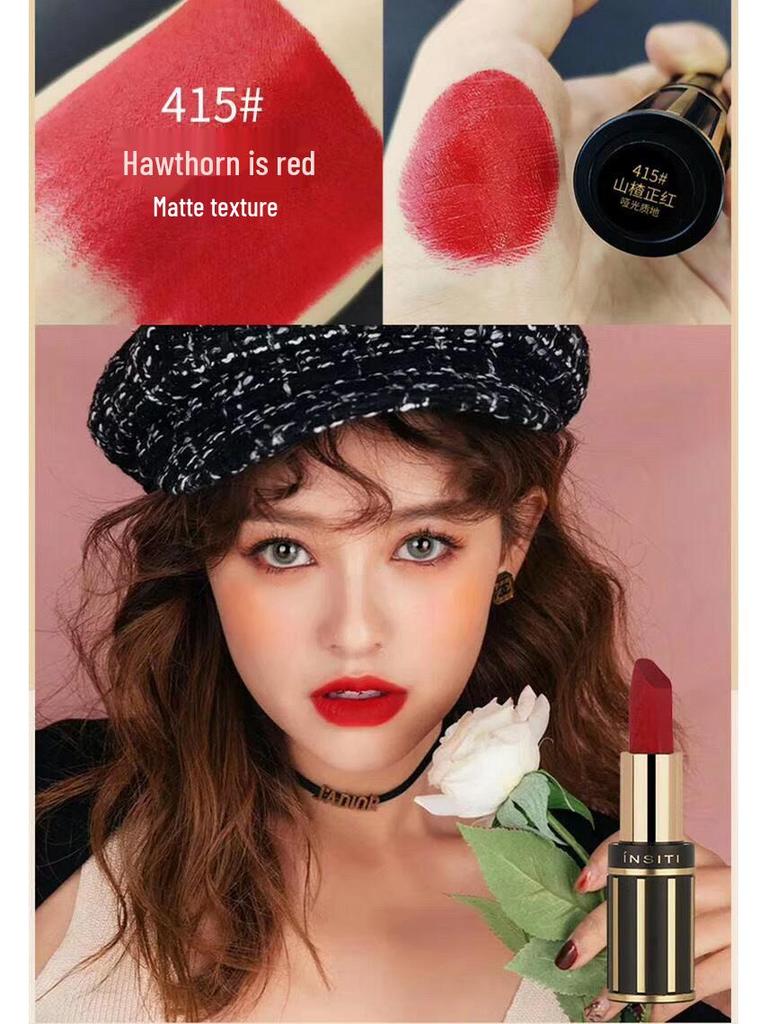 Yishiting Lip Love Moisturizing Matte Lipstick - High Pigment in Berry, Burgundy, Orange, Pink