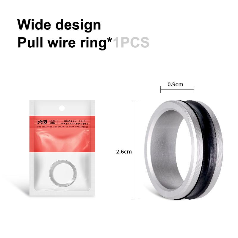 1Pcs Fishing Line Puller Anti-Slip Rubber Ring Durable Construction Compact Design Portable Line Pull Loop Fishing Accessories