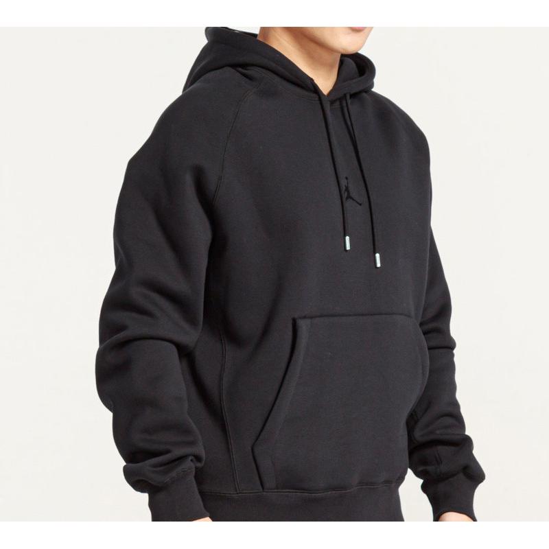 Jordan Air Sweatshirts Men's Black Hooded Thickened Regular CD8727-010