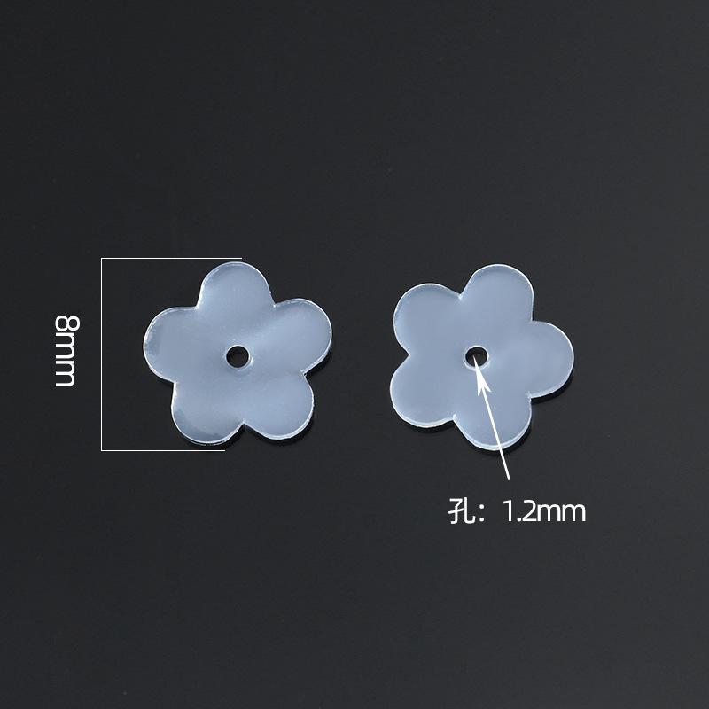 50Pcs Silicone Earring Stopper for Piercings Clear Discs Stabilizer Pads for Droopy Ears Heavy Earring Non Pull Support Patches